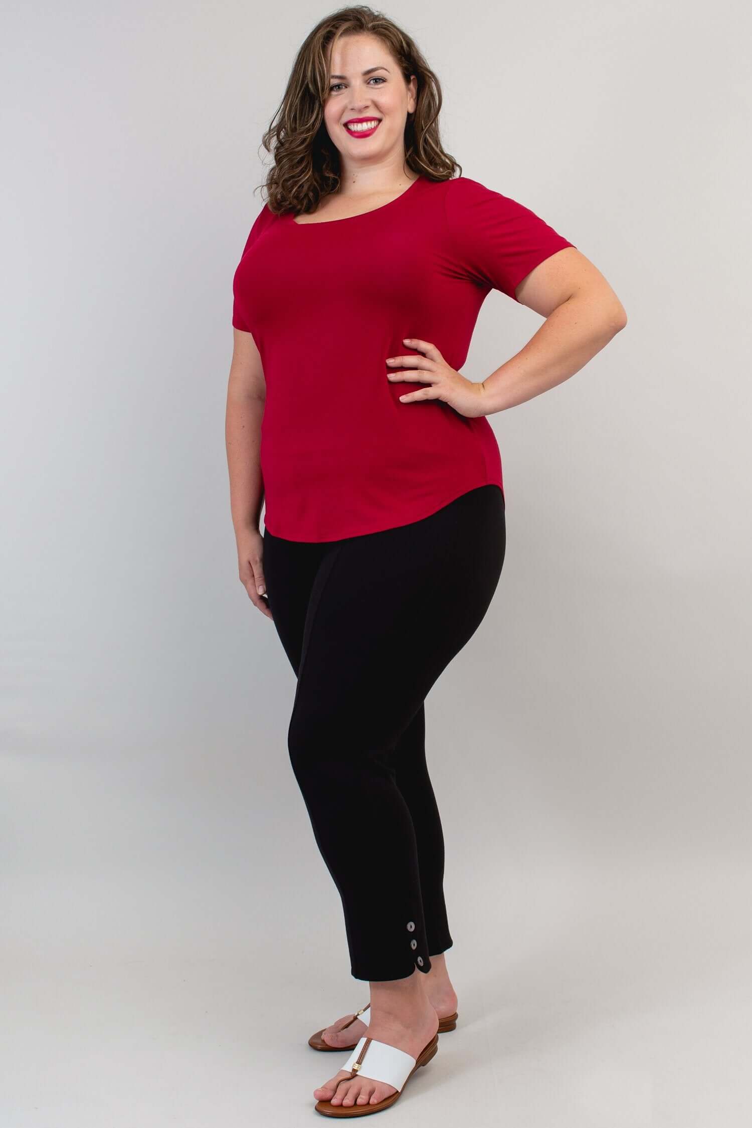 Tessa Tee, Lipstick, Bamboo - Image 4