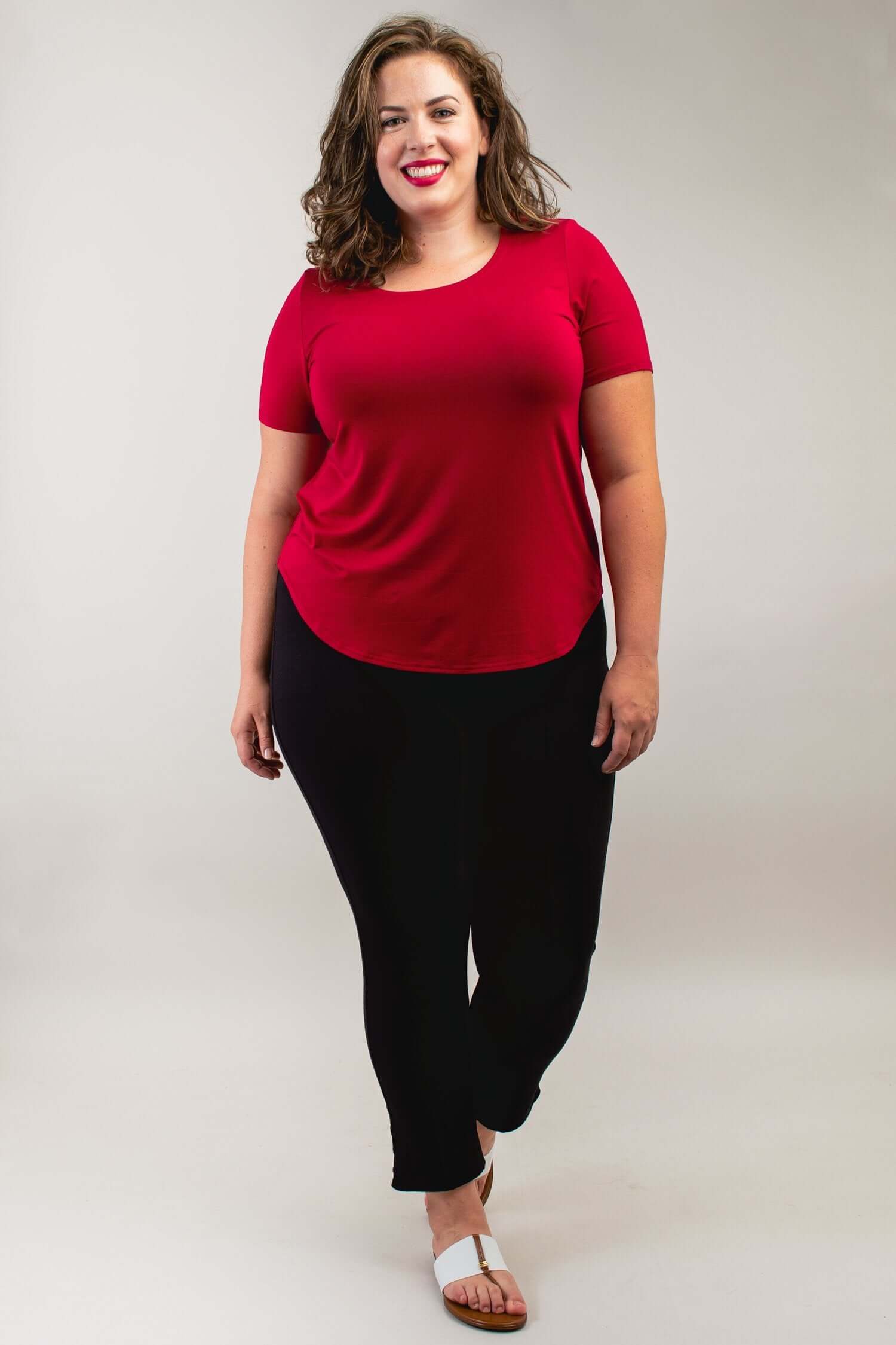 Tessa Tee, Lipstick, Bamboo - Image 6