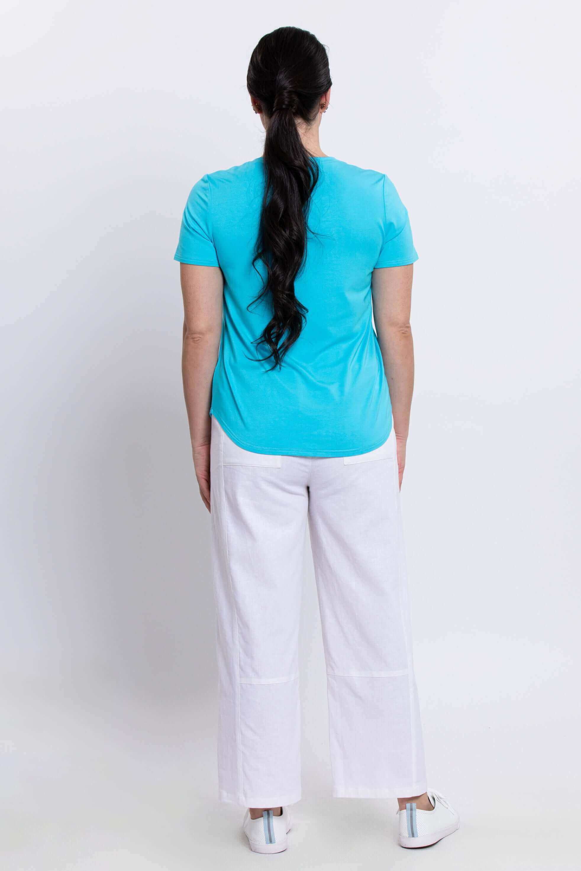 Tessa Tee, Ocean, Bamboo - Image 4