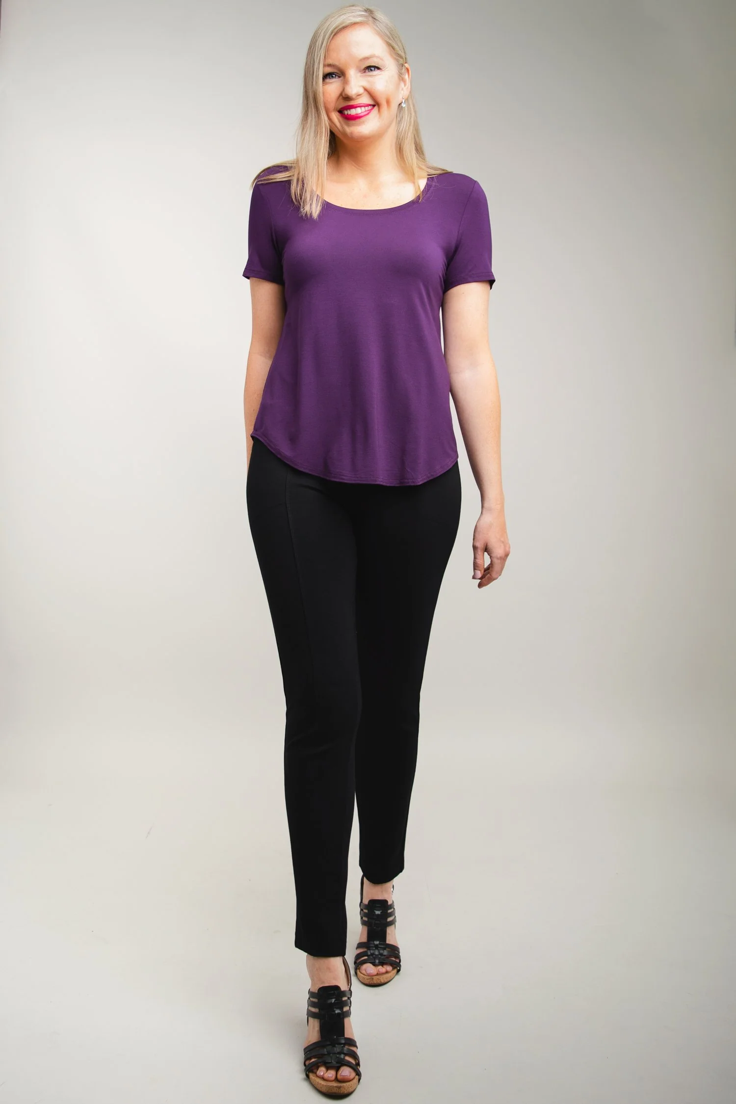 Tessa Tee, Royale, Bamboo - Image 4