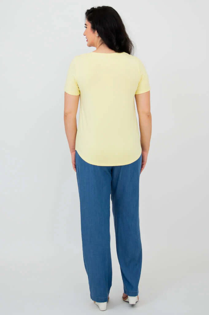 Tessa Tee, Sunshine, Bamboo - Image 4
