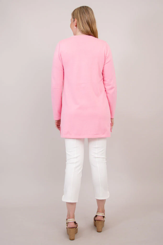 Tommy Cardigan, Pink, Cotton - Final Sale - Image 10