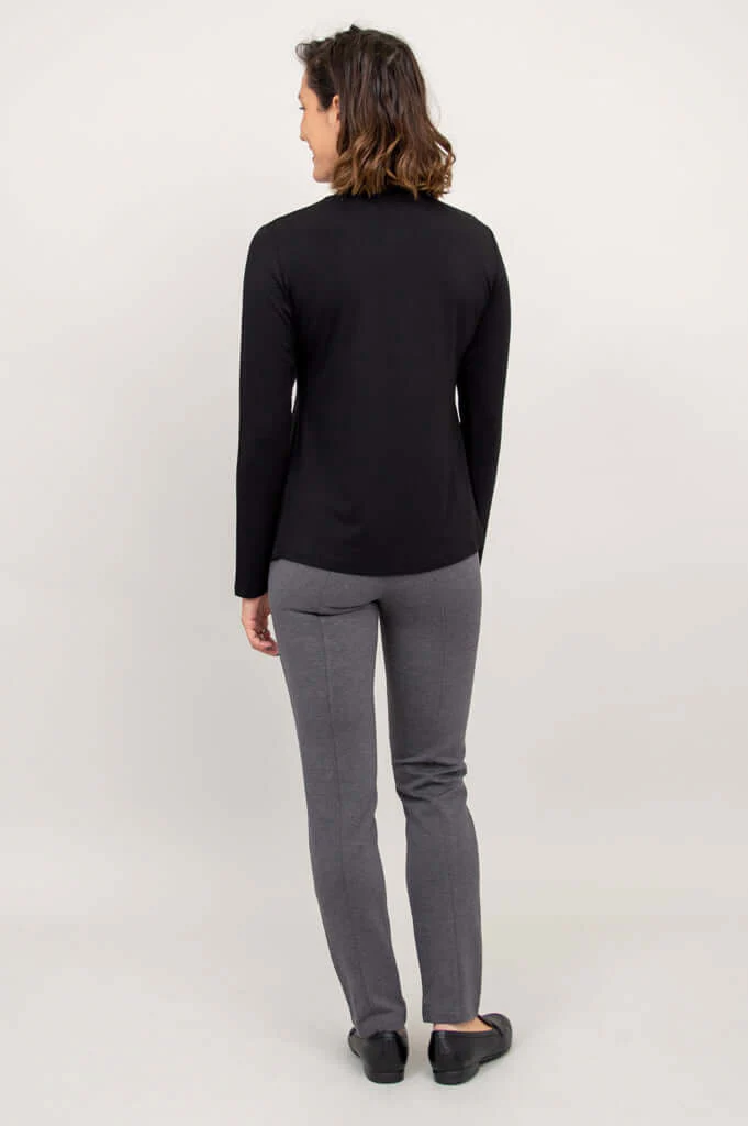 Tonya Top, Black, Bamboo - Image 5