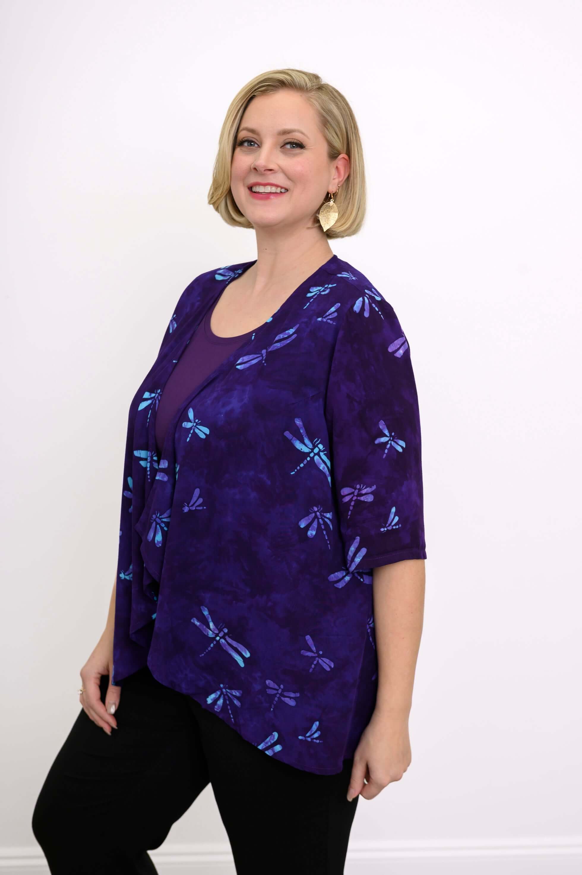 Toucan Jacket, Purple Dragonfly - Image 5