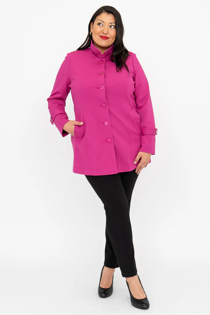 Tulip Jacket, Magenta, Modal - Image 10