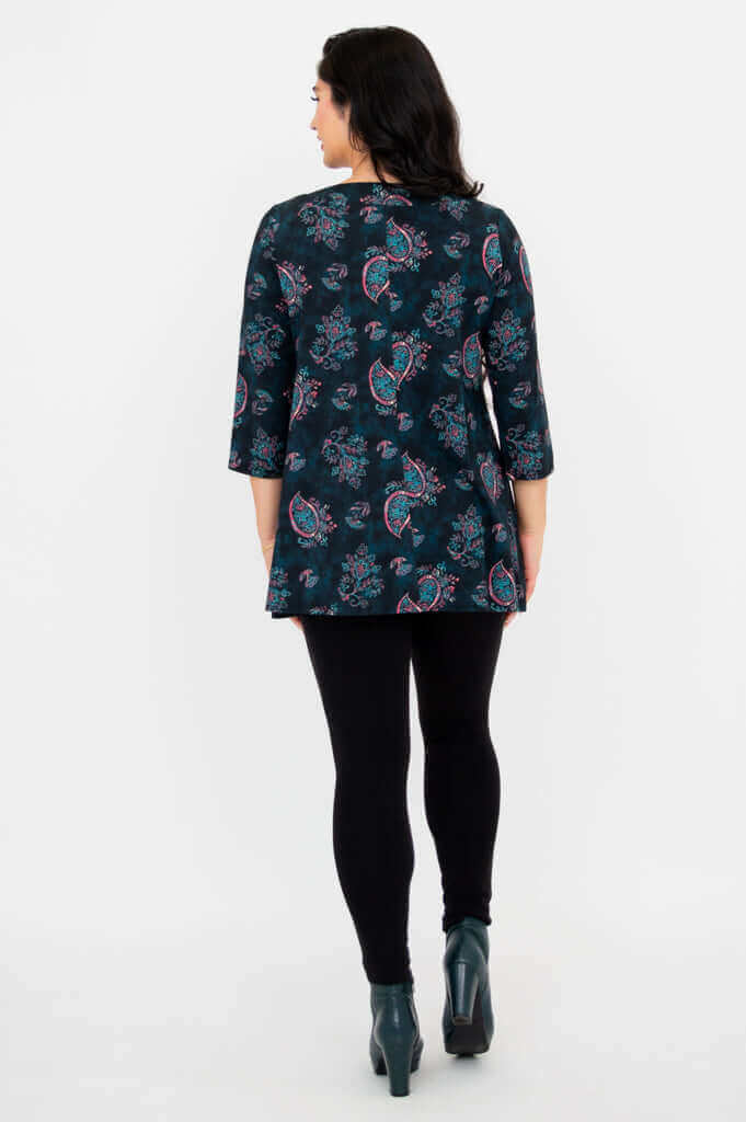 Vana 3/4 Tunic, Persia, Bamboo - Image 6