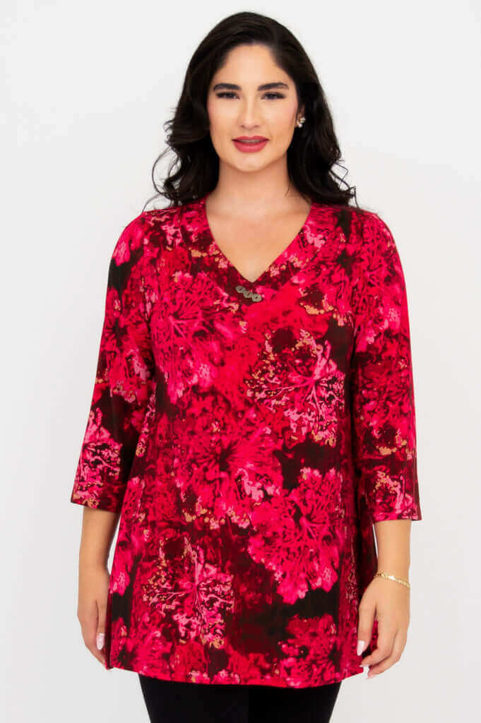 Vana 3/4 Tunic, Normandy, Bamboo