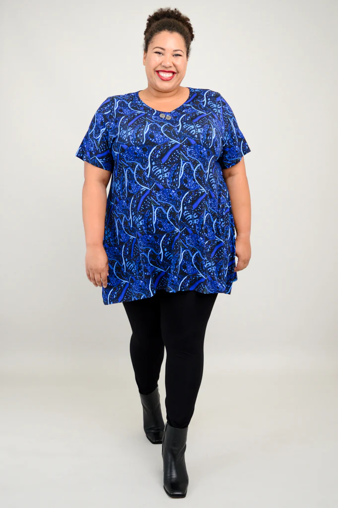 Vana Tunic, Ancient Dot, Bamboo - Final Sale - Image 12