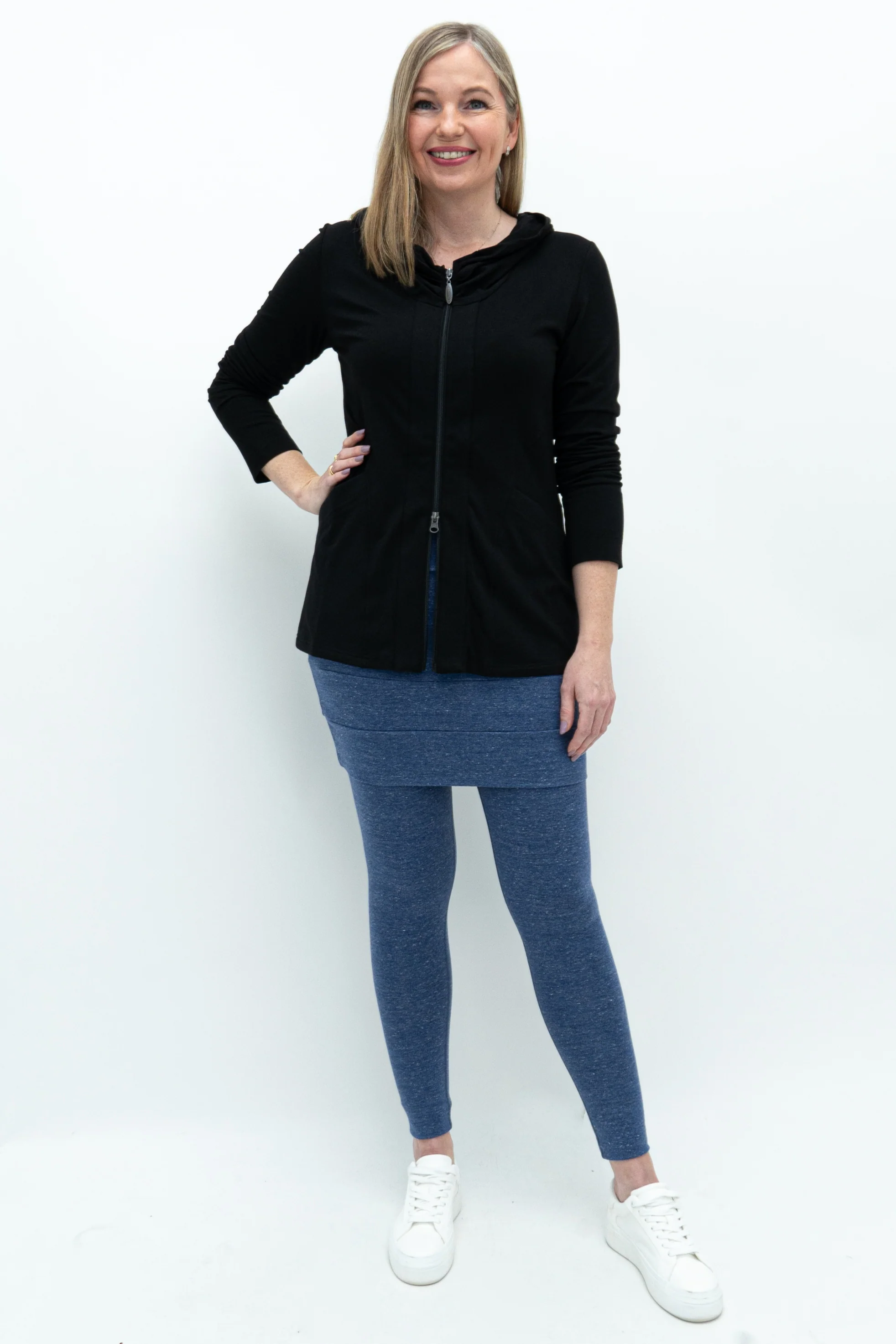 Whistler Skirt, Denim, Bamboo- Final Sale - Image 3