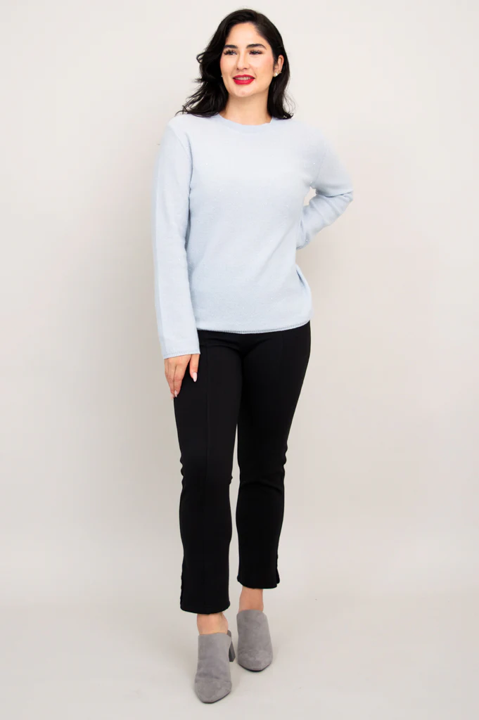 Whitaker Sweater, Blue Sparkle, Cashmere - Image 6