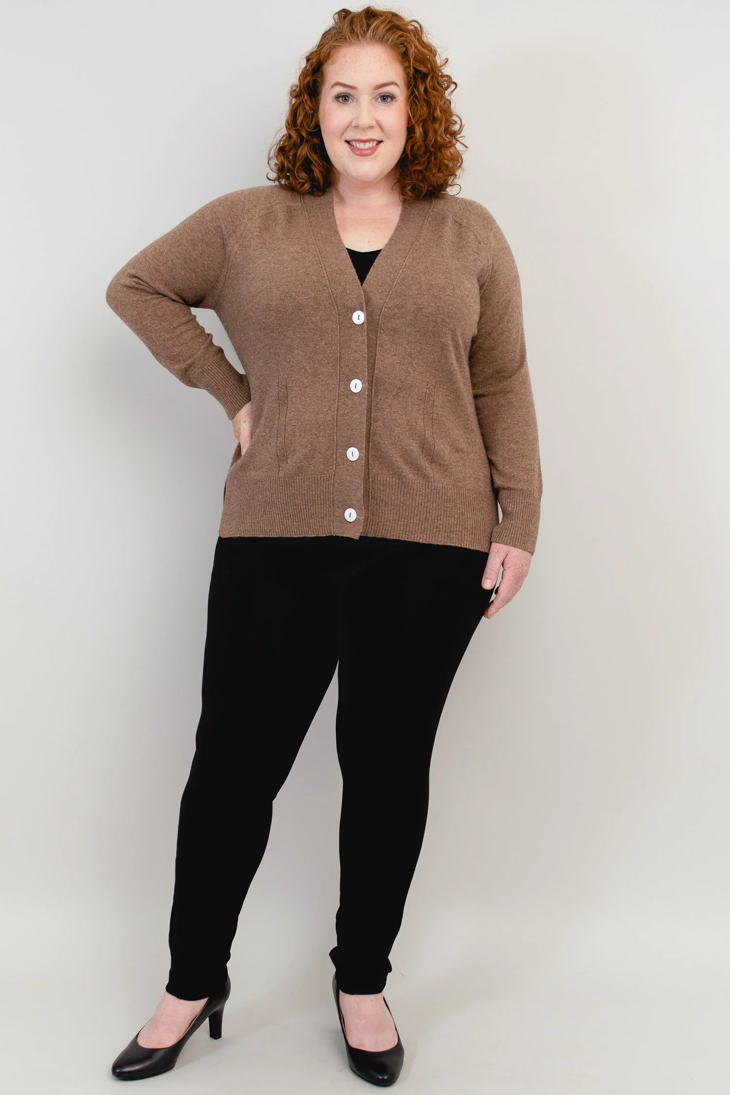 Winlaw Sweater, Autumn Taupe, Cashmere - Image 2