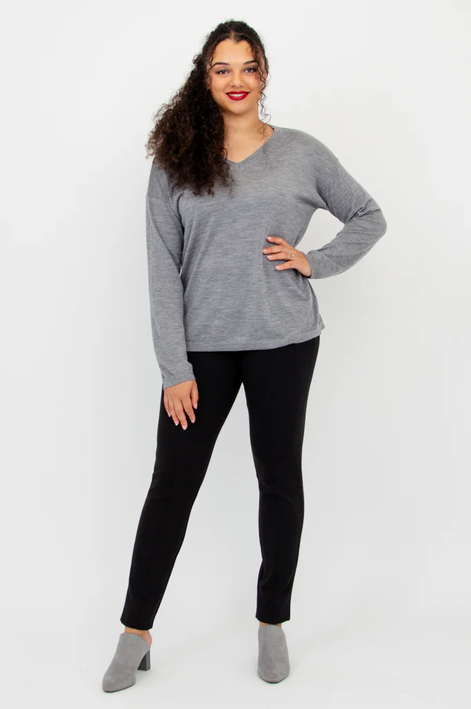 Wishes Sweater, Greyish Shadow, 100% Merino Wool - Image 9