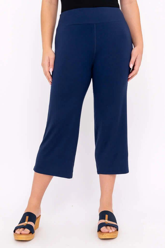 Yoga Capri, Indigo, Bamboo