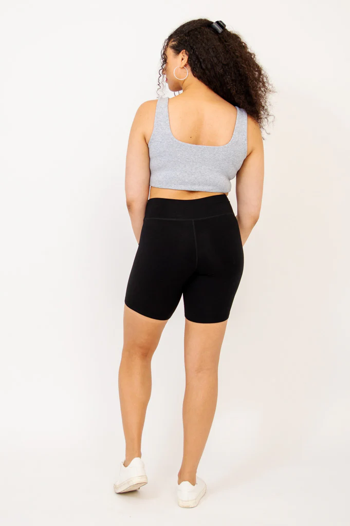 Yoko Bra, Graphite, Cotton- Final Sale - Image 9