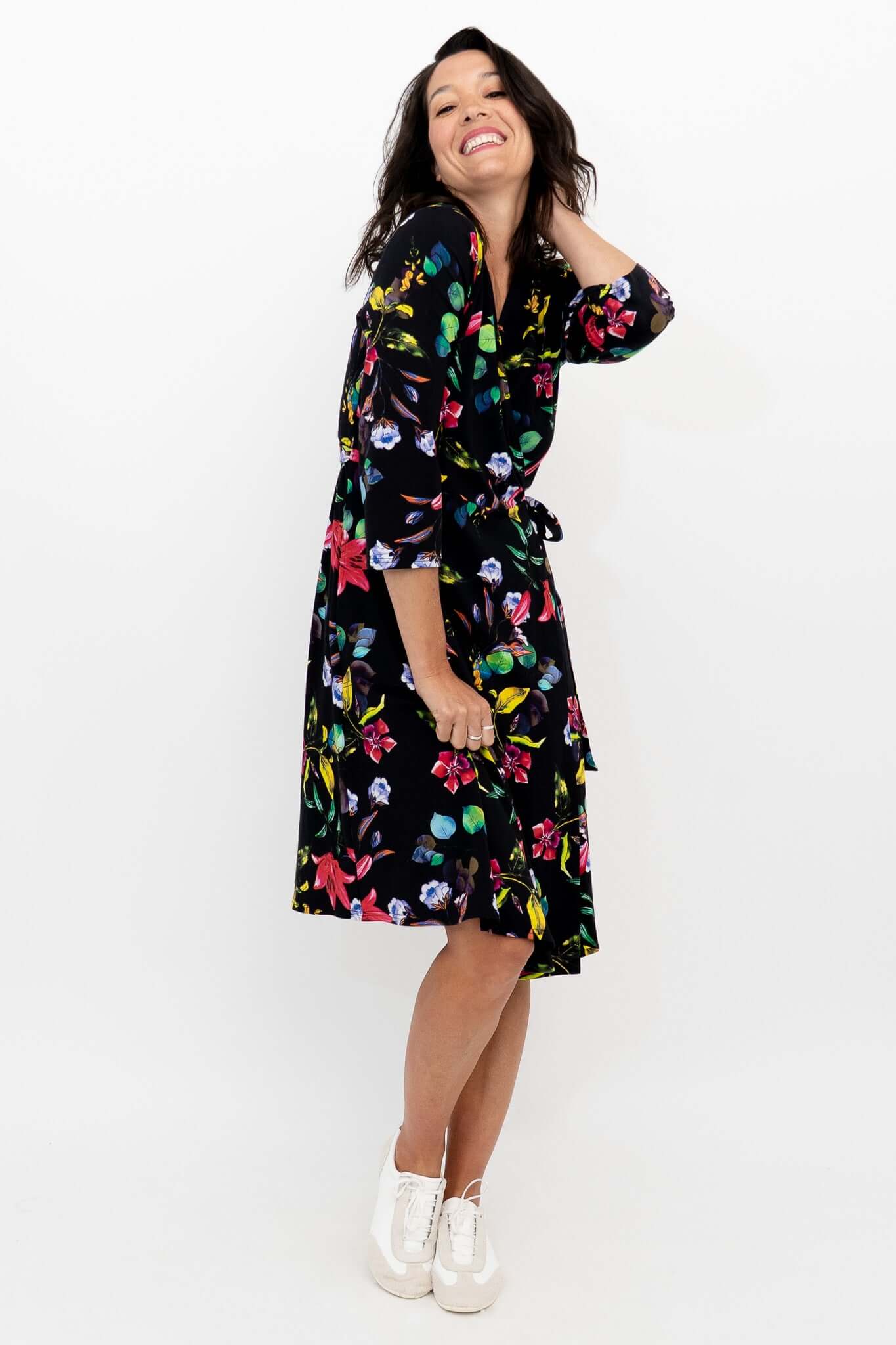 Zoe Dress, Adventure, Bamboo - Image 2